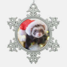 Santa Hat Ferret Kerstmis