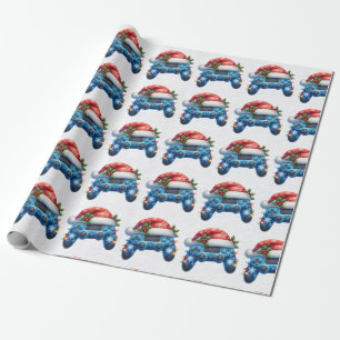 Santa Hat Game Controller Wrapping Paper Cadeaupapier