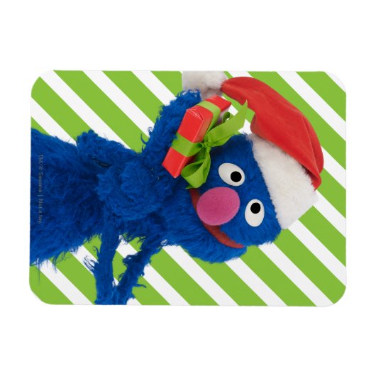 Santa Hat Grover Magneet (Horizontaal)