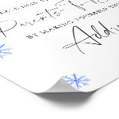 Santa hat - Help de Drukke ouders-to-be Addressee Poster (Hoek)