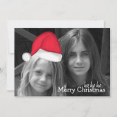 Santa Hat (mobile) Carte de voeux photo (Devant)