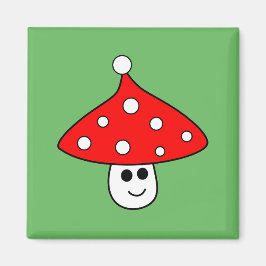 Santa Hat Mushroom Magnet Magneet