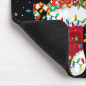 Santa Hat Otter Animal In Socks Xmas Tree Lights T Muismat (Hoek)