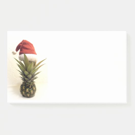 Santa Hat Pineapple Jumbo Post-it Opmerkingen Post-it® Notes (Voorkant)