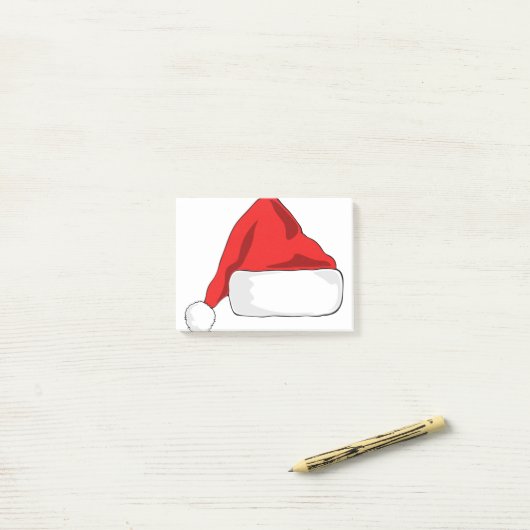santa hat post-it® notes (Op bureau)