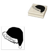 Santa Hat Rubberstempel (Gestempeld)