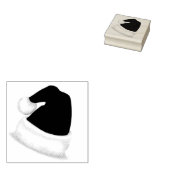 Santa Hat Rubberstempel (Gestempeld)