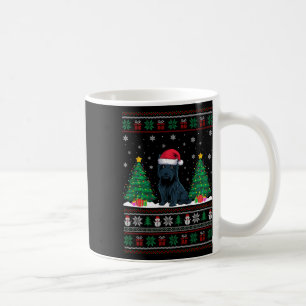 Santa Hat Scottie Dog Kerstboom Lights Ugly S Koffiemok
