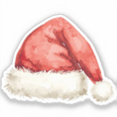 Santa Hat Sticker | Classic Holiday Doodle (Recto)