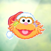 Santa Hat Zoe Raamsticker (Vel 3)