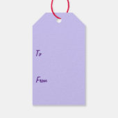 santa hats étiquettes cadeaux (Dos)