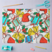 Santa Hats, geschenken en cellen Tissuepapier (Craft)