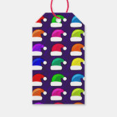 santa hats gift labels cadeaulabel (Voorkant)