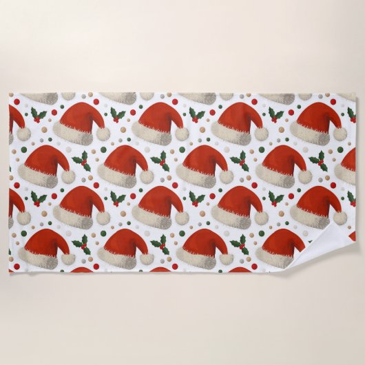 Santa Hats Strandlaken (Voorkant)