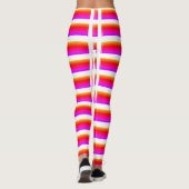 Santa Helper Stripped Leggings (Achterkant)