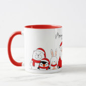 Santa & Helpers Christmas Mug Mok (Links)