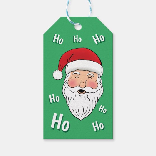 Santa (Ho, Ho, Ho) Cadeaulabel (Voorkant)