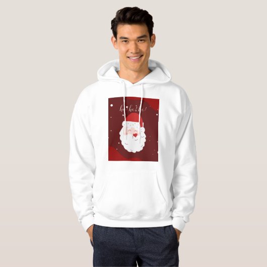 "Santa 'Ho! Ho! Ho!' Kerst Hoodie - Perfect (Voorkant volledig)