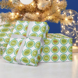 Santa Ho Ho Ho Kerstmis Cadeaupapier