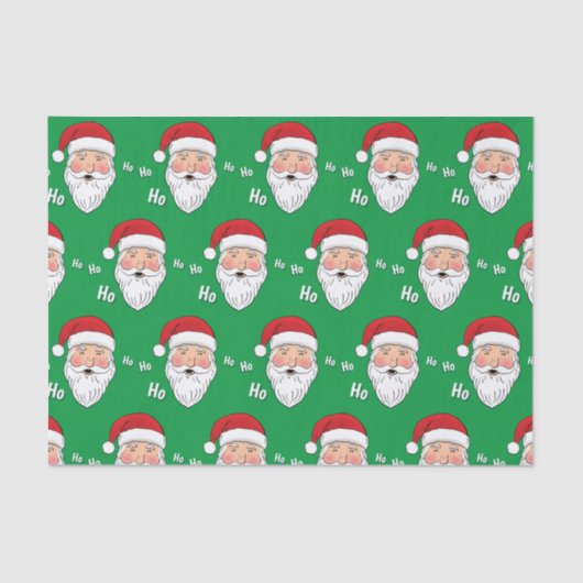 Santa (Ho, Ho, Ho) Tissuepapier (Voorkant)