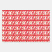 Santa Ho Ho Ho Wrapping Paper - Feestelijk Plezier (Voorkant)