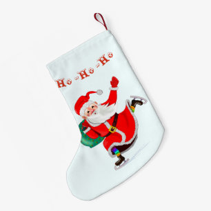 Santa - ho ho kleine kerstsok