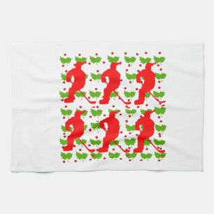 SANTA HOCKEY THEEDOEK