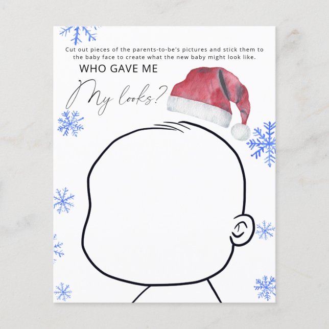 Santa hoed - Wie gaf me mijn looks spel (Voorkant)