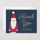 Santa Holiday Dank u Briefkaart (Voorkant / Achterkant)
