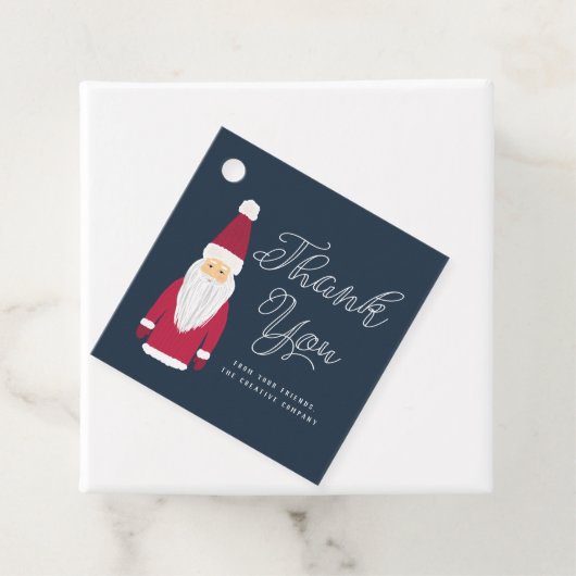 Santa Holiday dank u Gift Exchange Marine Bedankjes Labels (In situ)