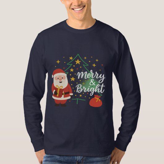 Santa Holiday Gift T-Shirt for Husband – Christmas (Devant)