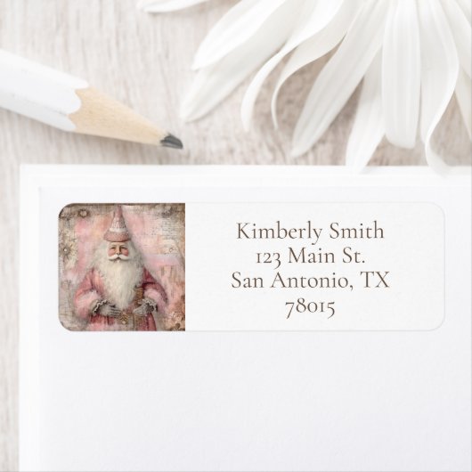  Santa Holiday retouradres Etiket (Insitu)