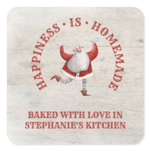 Santa Homemade met liefdeskerstmis