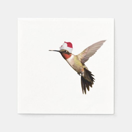 Santa Hummingbird Servetten (Voorkant)