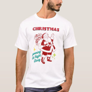 Santa I-Deliver-All-Night-Long Naughty Dirty Joke T-shirt