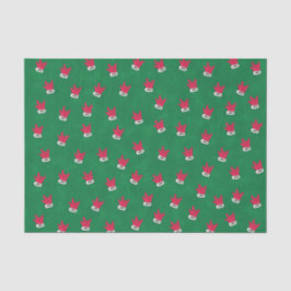 Santa "I Love You" Glove in ASL tissue Tissuepapier