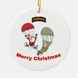 Santa II Keramisch Ornament