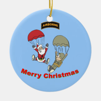Santa II Keramisch Ornament