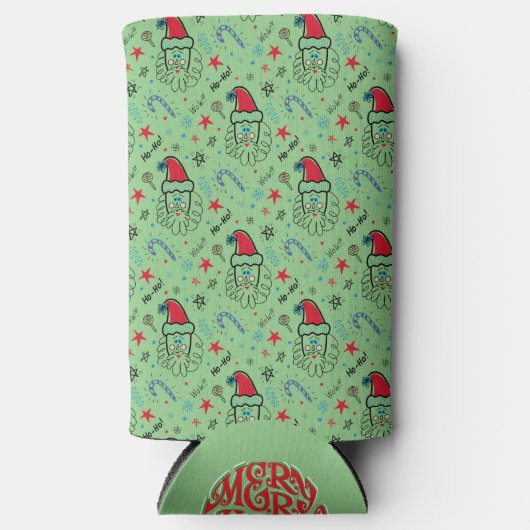 Santa illustratie Kerstmis Kousen stuffers (Voorkant)