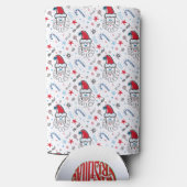 Santa illustratie Kerstmis Kousen stuffers (Achterkant)