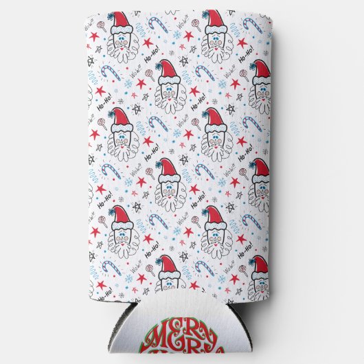 Santa illustratie Kerstmis Kousen stuffers (Voorkant)