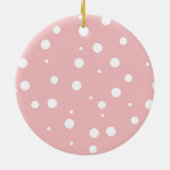 Santa Illustration Cheery Ceramic Ornament (Achterkant)