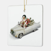 ** SANTA** IN CADDY! KERAMISCH ORNAMENT (Links)