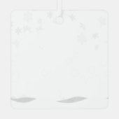 Santa In the Snow Six Seven Christmas Ornament (Achterkant)