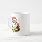 Santa Is My BFF Mug – Funny Christmas Coffee Mug (Devant gauche)