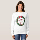 Santa Is My BFF Women’s Sweatshirt (Devant entier)