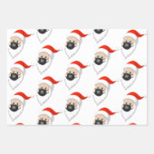 Santa is Sraight Outta Quarantine Inpakpapier Vel (Voorkant 2)
