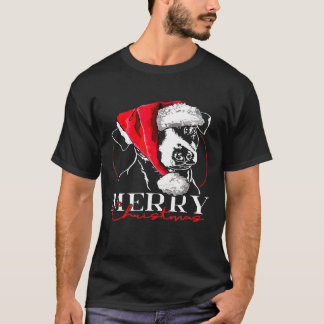 Santa Jack Russell Terrier Merry Kersthond T-shirt