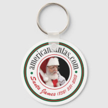 Santa James American Santas logo item Sleutelhange