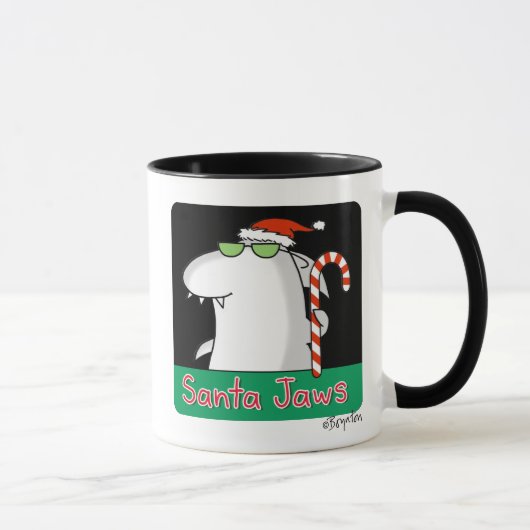 Santa Jaws Mok (Rechts)